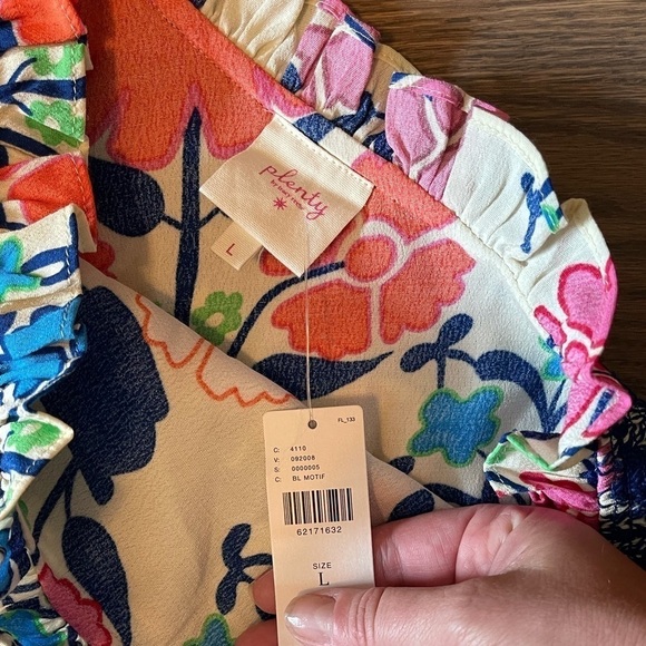 Plenty by Tracy Reese one shoulder ruffle blouse - Picture 8 of 8